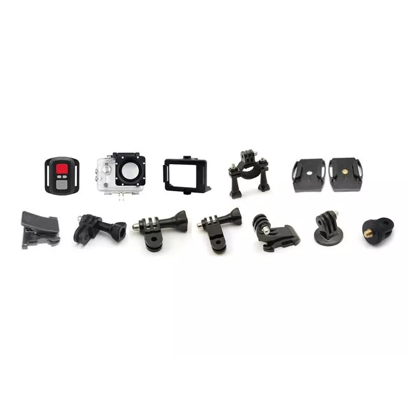 Easypix GoXtreme Enduro Schwarz - Action-Kamera - montierbar - 4K / 30 fps - 8,0 MPix - Wi-Fi - bis 30 m wasserdicht - Schwarz