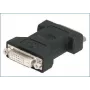DVI-Adapter, 24+1pol DVI-Buchse / 24+1pol DVI-Buchse Adapter zum Verbinden von zwei DVI-Kabeln (38998)