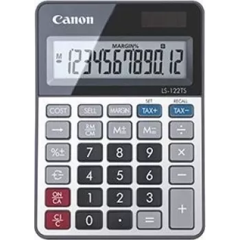 Canon LS-122TS Tischrechner Display Grau
