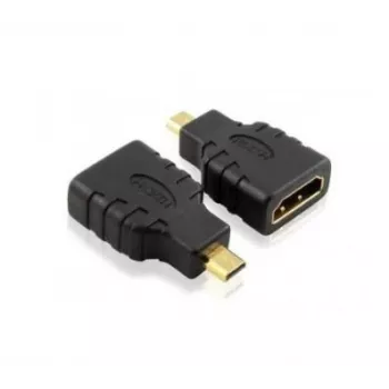 Techly IADAP-HDMI-MD Kabeladapter Micro HDMI D Schwarz