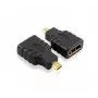 Techly IADAP-HDMI-MD Kabeladapter Micro HDMI D Schwarz