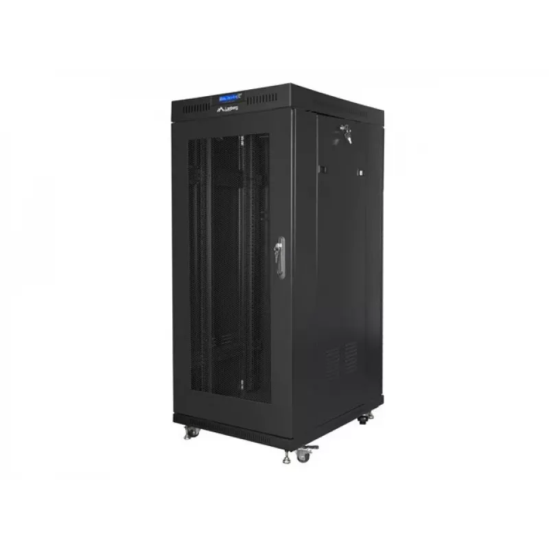 Standschrank Lanberg FF01-8822-23BL 22U 1200kg Schwarz
