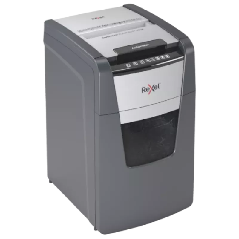 Rexel Optimum AutoFeed+ 150X Automatischer Aktenvernichter mit Partikelschnitt P4