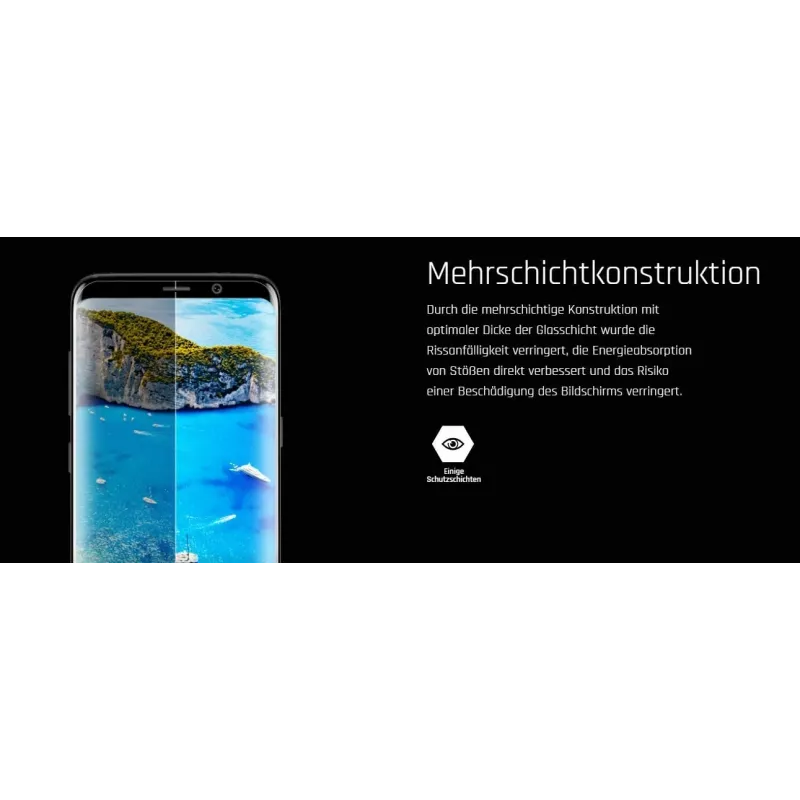 Gehärtetes Glas Displayschutzfolie MYPHONE Hammer Energy 2 9H Härte kratzfest