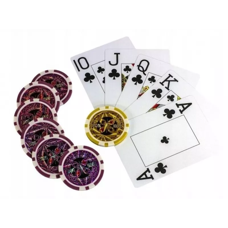 Extralink Set DO Pokera Premium 300 Chips 2 Decks und Würfeletui