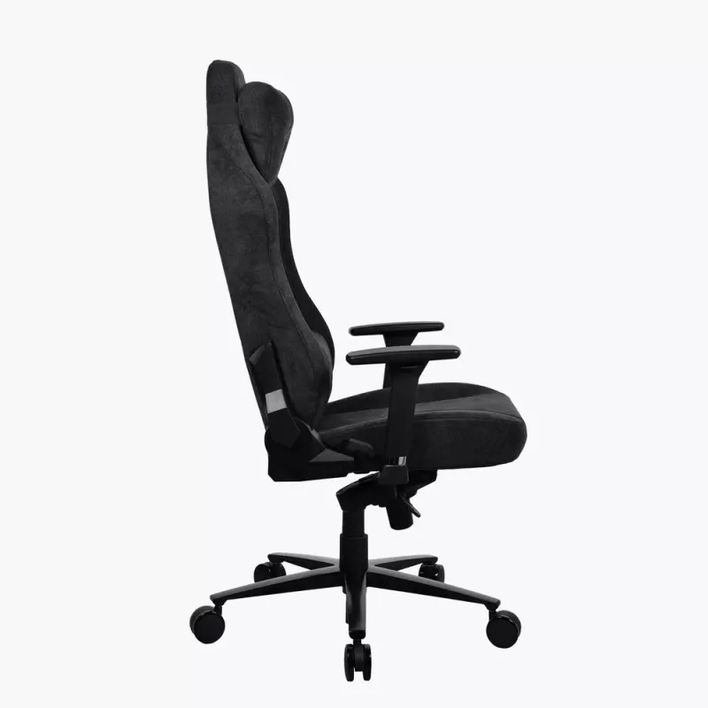 Arozzi Soft Fabric/Metal/Aluminium | Gaming-Stuhl | Vernazza Soft Fabric | Pure Black