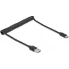 USB-Kabel DeLOCK 90133 USB 2.0 0,8 m Schwarz