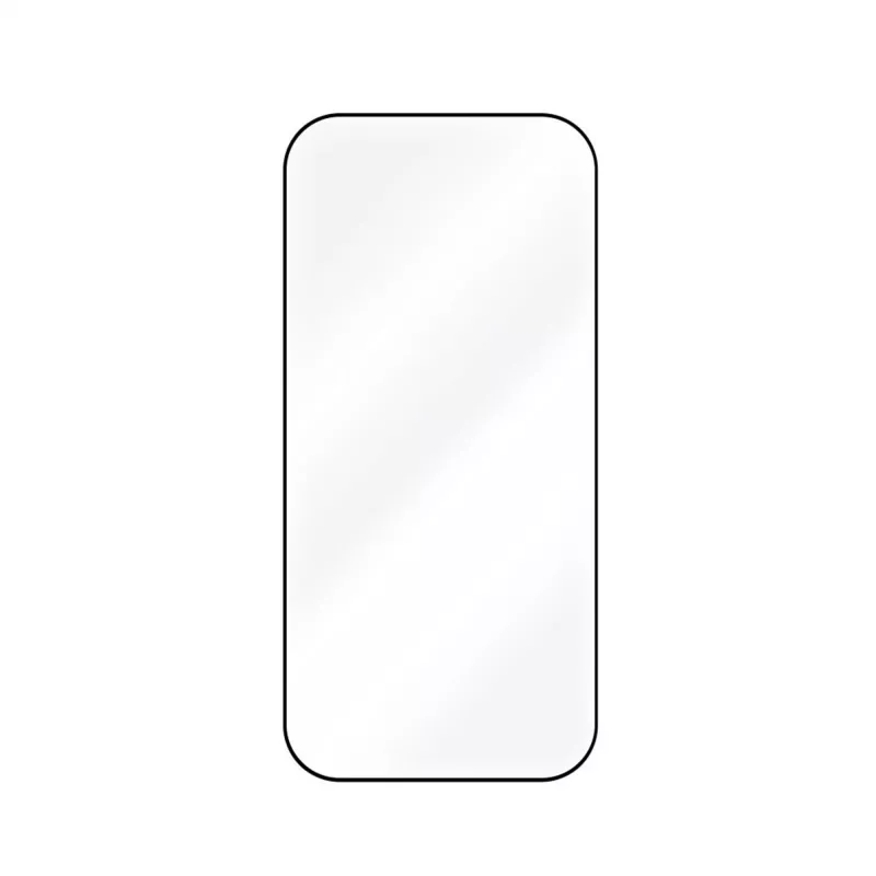 Gehärtetes Glas-Displayschutz FIXED für Apple iPhone 17 2.5D Full Cover — 2 Stück, schwarz
