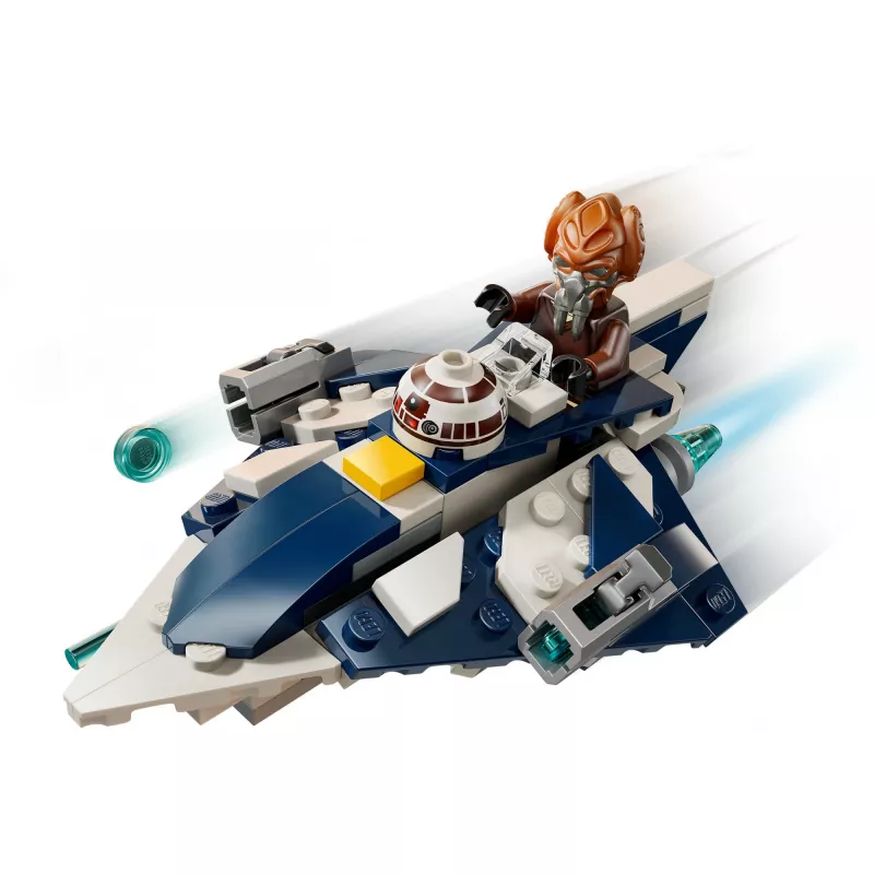 LEGO Microfighter Star Wars Plo Koons Jedi Starfighter 75400 — 89 Teile, 1 Minifigur, Alter 6+