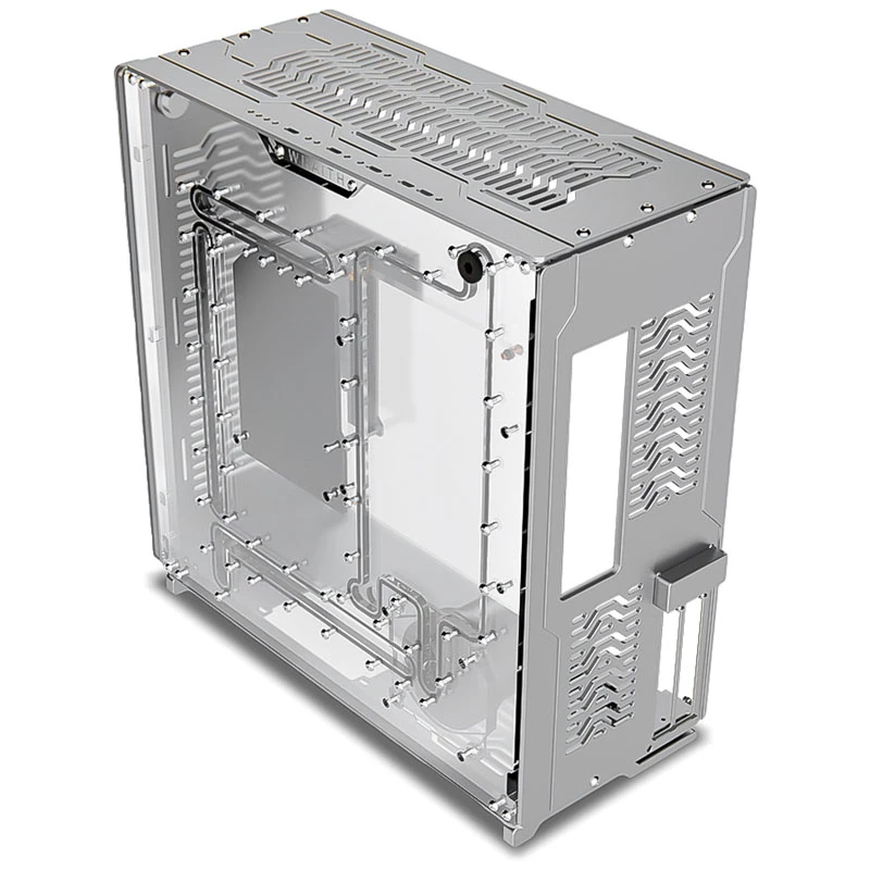 Singularity Computers Wraith ITX/DTX PC-Gehäuse, Silber