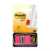 3M Post-it Index Pink, schmal, 50 Haftstreifen Abmessungen, 25,4 x 43,2 mm, im Einwegspender (I680-21)