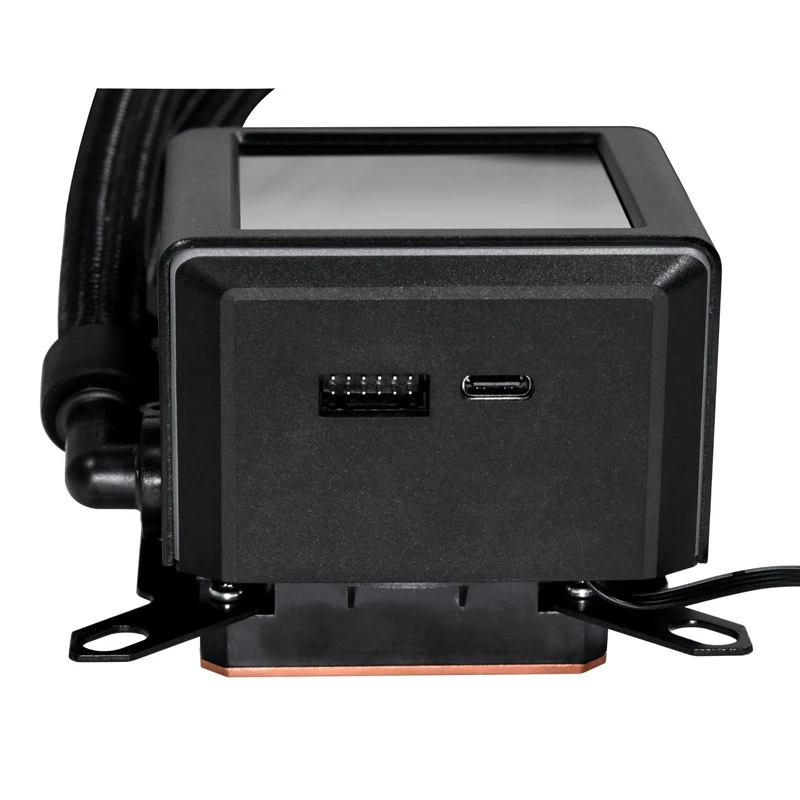 Lian Li GA II LCD Prozessor-Flüssigkeitskühlungsset 12 cm Weiß
