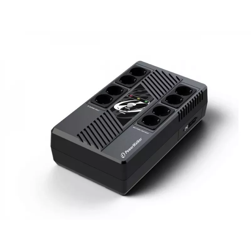 PowerWalker VI 800 MS FR USV (Unterbrechungsfreie Stromversorgung) Line-Interactive 0,8 kVA 480 W 8 AC-Steckdosen