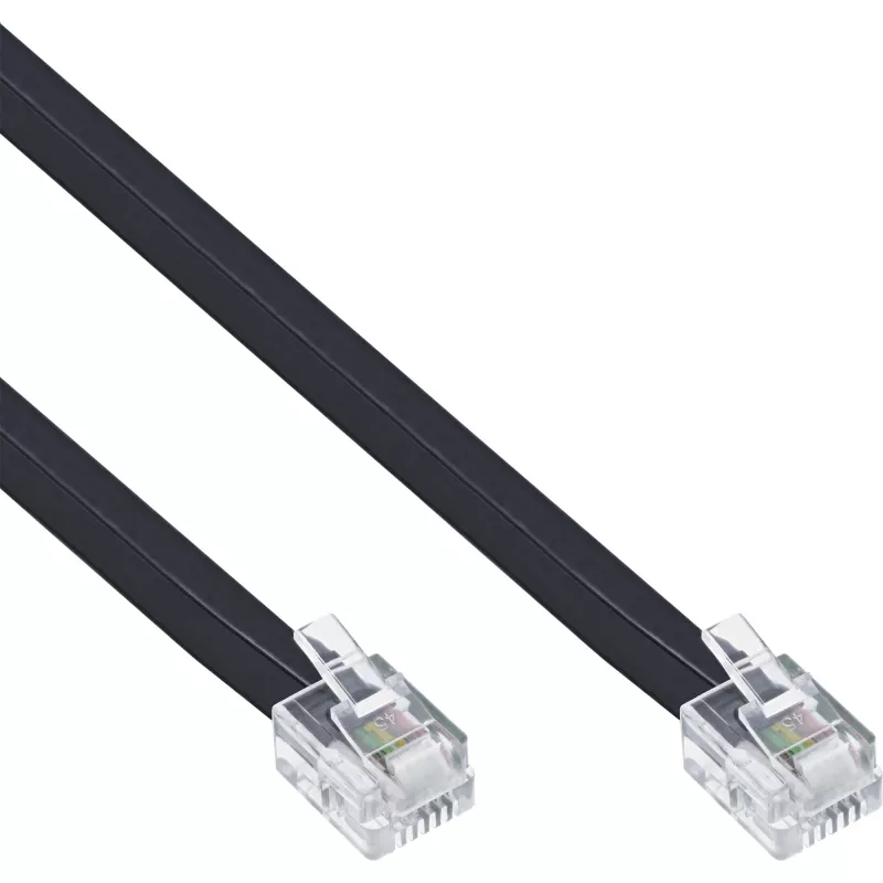 InLine Modular Kabel RJ12 Stecker / Stecker 6P6C 20m