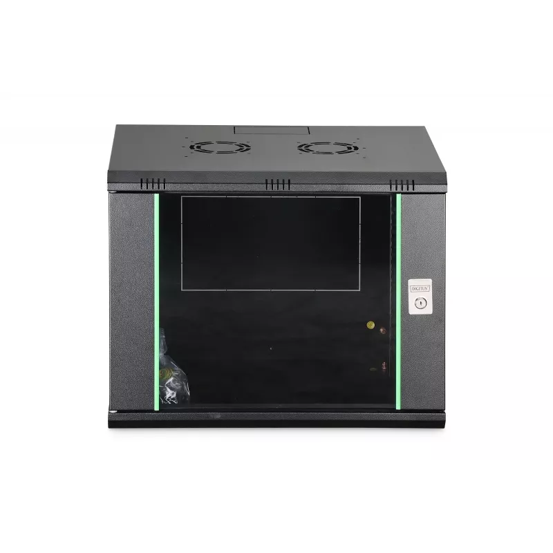 Wandmontierter Schaltschrank DIGITUS Dynamic-N 9U, 600x450 mm (BxT), IP20, Schlüsselschloss, unmontiert