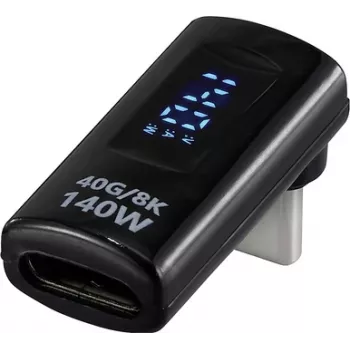 Renkforce USB-C-Adapter[1x Stecker - 1x Buchse] USB4 L-Typ Stecker auf Buchse (RF-6826674)