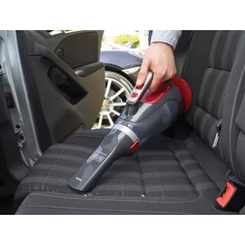 Black & Decker ADV1200 Handstaubsauger Grau, Rot Beutellos