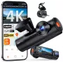 Auto-Dashcam VANTRUE N4 PRO S 3-Kanal (Front + Innenraum + Heck), 3840x2160, F/1.8, Wi‑Fi, GPS, 3,19 Zoll Display