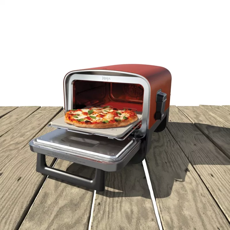 Ninja Woodfire OO101EU elektrischer Outdoor-Ofen, Pizzaofen und Smoker, 2.400 W