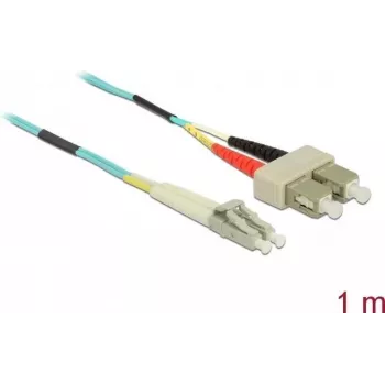 Lichtwellenleiterkabel DeLOCK LC auf SC Multimode OM3 1 m