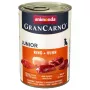 Nassfutter für Hunde animonda GranCarno Original Junior — Rind & Huhn, 400 g Dose, für die Wachstumsphase, gluten- und sojafrei
