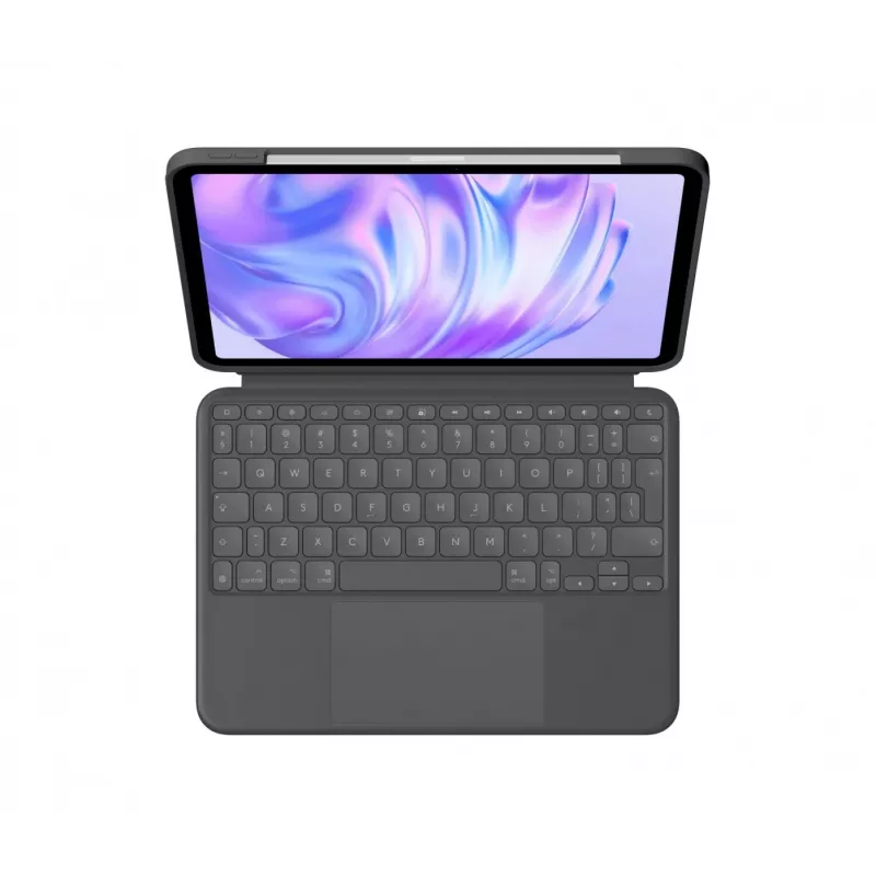 Logitech Combo Touch Tastatur QWERTY US International Trackpad Graphite