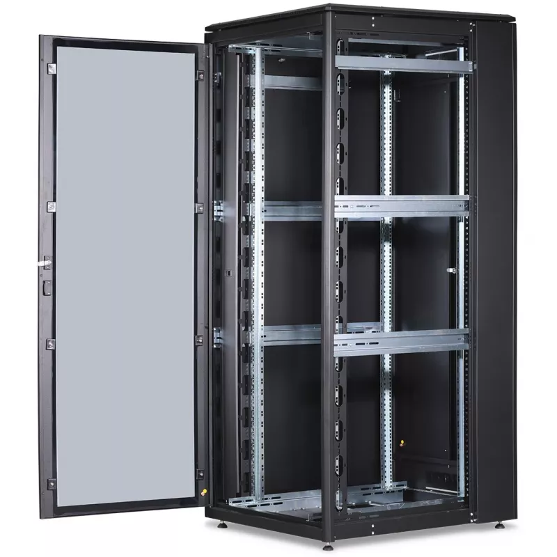DIGITUS Netzwerkschrank Unique 42HE 2053x800x1000mm schwarz (Speditionsversand)