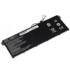 Battery Grün Cell AC52 für Acer Aspire E11 ES1-111M ES1-131 E15 ES1-512 Chromebook CB3-111 CB5-311, 11.4V 2200mAh Li-Ion, 3 Zellen, schwarz