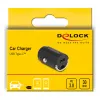 Auto-Ladegerät DeLOCK 64278 Universal Schwarz Schnellladung 12-24V