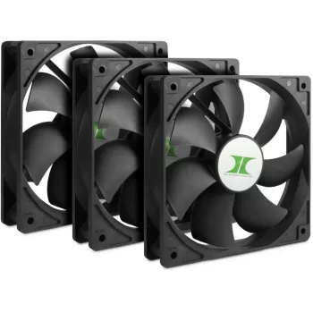 INTER-TECH 88887289 120mm Gehäuselüfter 3er-Pack Schwarz