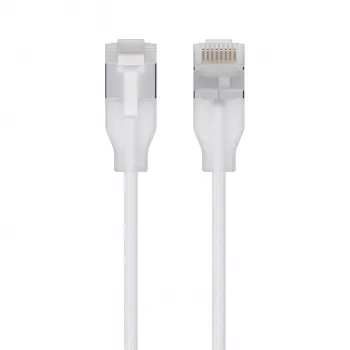 UBIQUITI UNIFI PREMIUM PATCH CABLE. ULTRA-DÜNNES GEFLECHTES GESCHIRMTES RJ45 PATCHKABEL, ENTWICKELT UND OPTIMIERT FÜR 10 GBE NETZWERKE (0,15 M)