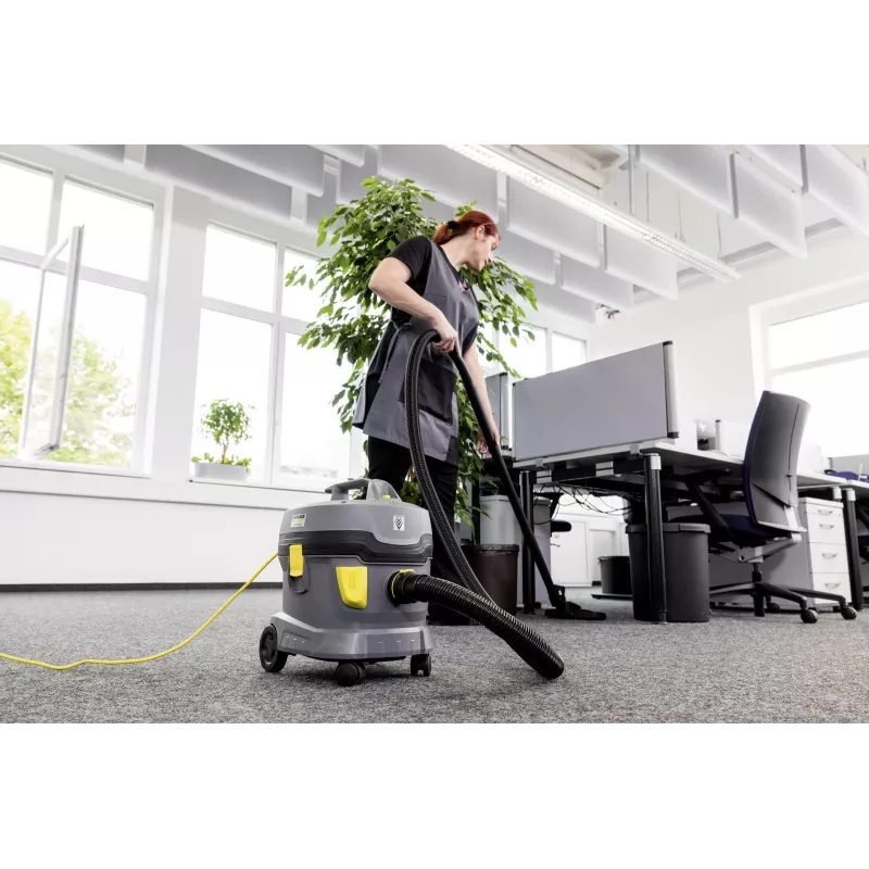 Trommelstaubsauger Karcher AG T 11/1 Classic — Trockensauger, 11 L Staubkapazität, 850 W, 23,5 kPa, 2 m Schlauch, Teleskoprohr