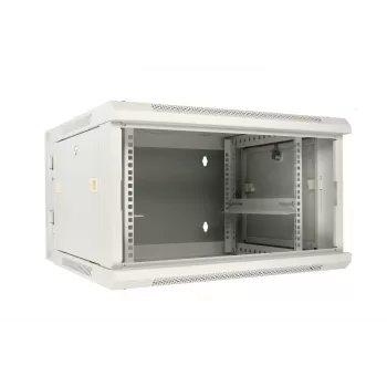 Extralink Wandrackschrank 6U 600x600 AZH Grau Wandmontage, Schwenktyp
