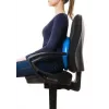 Aufblasbares Stabilitätskissen MDH Sensory Balance Disc DRQM3C0CHXUXP, blau, PVC, Ø350 mm, Höhe 60 mm, max. Belastung 200 kg, mit Laschen