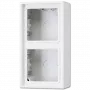 Aufputz-Schalter-/Steckdosenabdeckung JUNG LS 582 A WW — Weiß, Duroplast, 81×47×152 mm