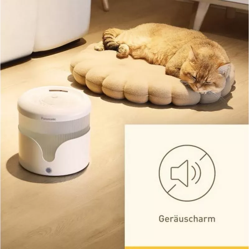 Automatischer Haustiertränke Panasonic CP-JNW01CW — 1,9 l, netzbetrieben, weiß, Ø18,5 cm × 175 mm