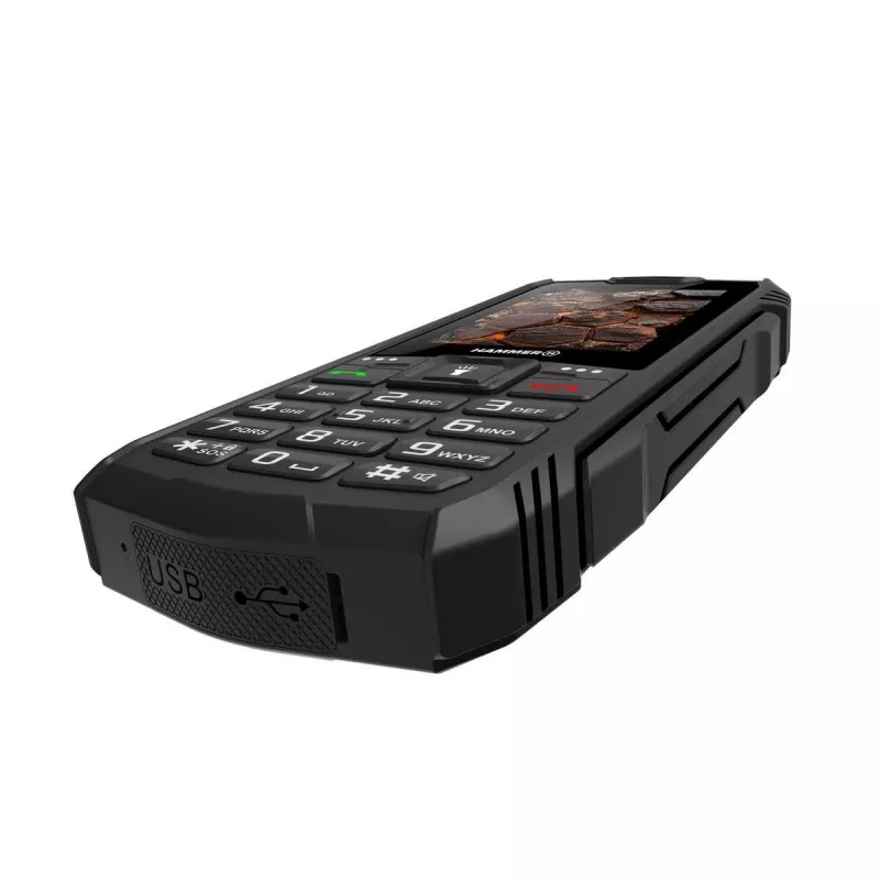 Hammer ROCK LTE | Schwarz | 2,4 Zoll | IPS | 48 MB | 128 MB | Dual-SIM | 3G | Hauptkameraauflösung 2 MP | 3000 mAh