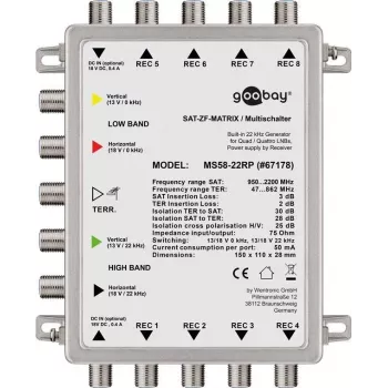 Wentronic 67178 Netzwerkgerät Silber
