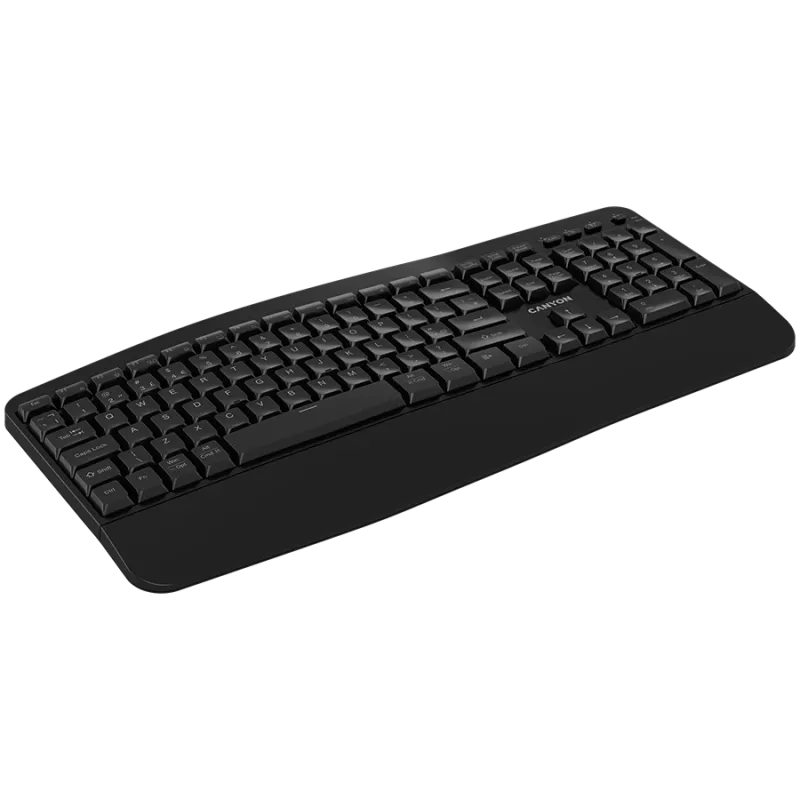 CANYON Tastatur HKB-W6 Wireless Schwarz