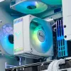 Jonsbo CR-1000 EVO Prozessor-Luftkühler 12 cm Weiß 1 Stück