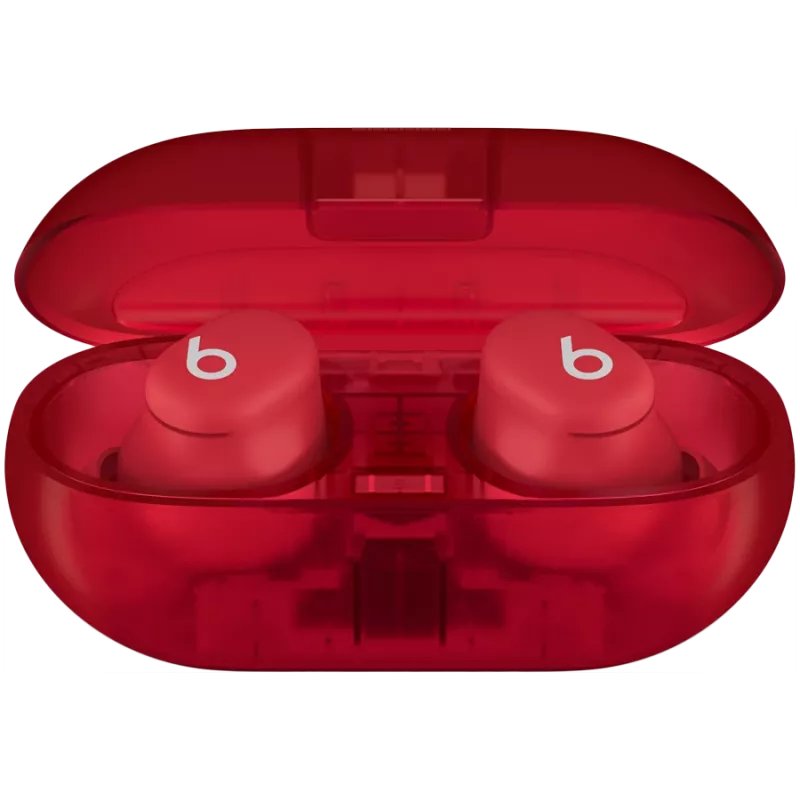 Beats Solo Buds - True Wireless Earbuds - Transparent Red, Modell A3151 A3150 A3152