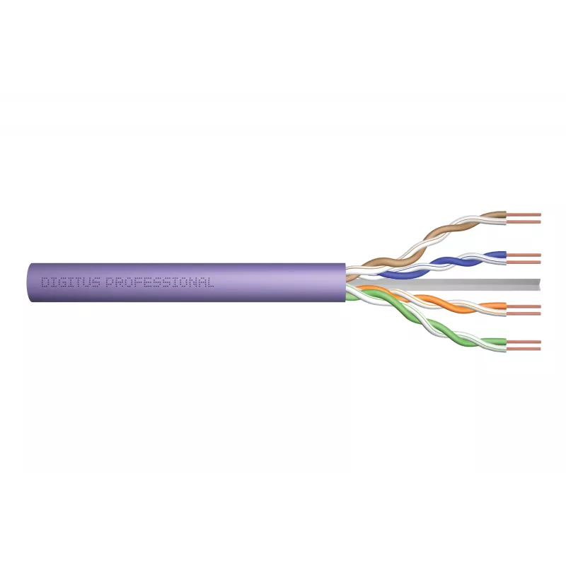 DIGITUS - Bulk-Kabel - 100,0 m - UTP - CAT 6 - Violett (DK-1613-VH.1)