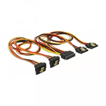 Internes Stromkabel DeLOCK 60152 0,5 m 4 x SATA 15-polig