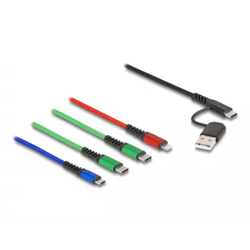 USB-Kabel DeLOCK 87035 1,2 m USB 2.0 USB A USB C Micro USB-B Lightning