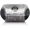 Tragbares Radio mit CD-Player Lenco SCD-24TR — FM, 4W Ausgang, LCD, Teleskopantenne, Netz-/Batteriebetrieb, 6×C-Batterien