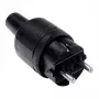 Elektrischer Netzstecker Bachmann 913.171 Schwarz