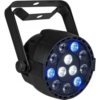 LED-Par-Scheinwerfer EUROLITE AKKU Mini PARty RGBW Spot MK2 — batteriebetrieben, RGBW-Farbmischung