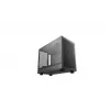 Computergehäuse DeepCool CH160 PLUS Small Form Factor SFF ATX/mATX, gehärtetes Glas, USB-C, Schwarz