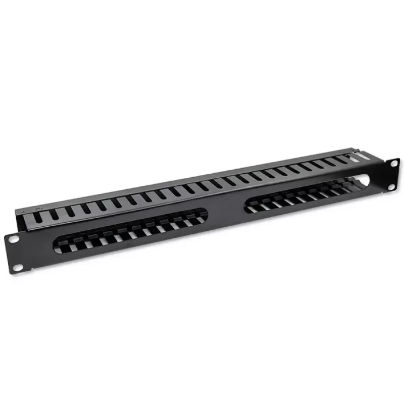Kabelmanager QOLTEC 54514 für 19-Zoll-Racks, 24 Ports