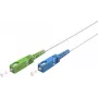 Goobay 59619 Glasfaserkabel 2 m SC/UPC SC/APC FTTH OS2 Weiß (59619)